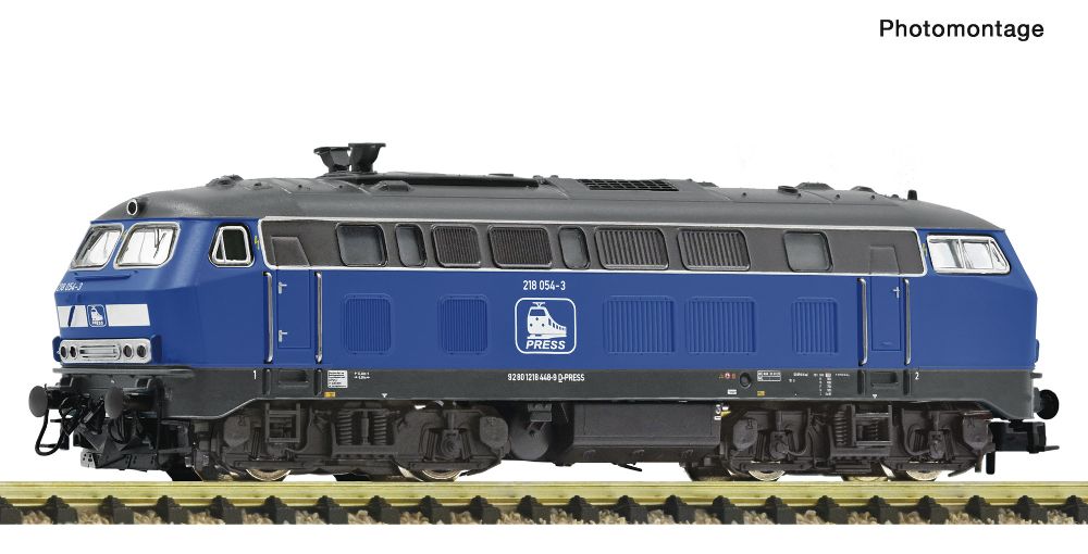 Fleischmann 7370022 Diesellokomotive 218 054-3 PRESS 1:160 Spur N DCC