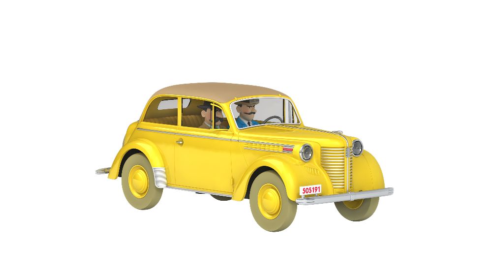 Tim & Struppi TINTIN 29921 Opel Olympia 1:24 Standmodell Neu OVP