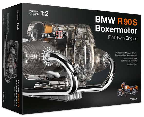 Franzis 67009 BMW R 90 S-Boxermotor 1:2