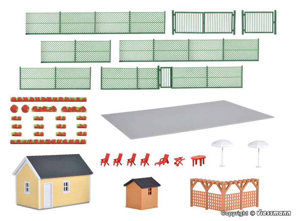 Kibri 38659 Gartenhaus zur Laubenkolonie 1:87 Spur H0 Bausatz