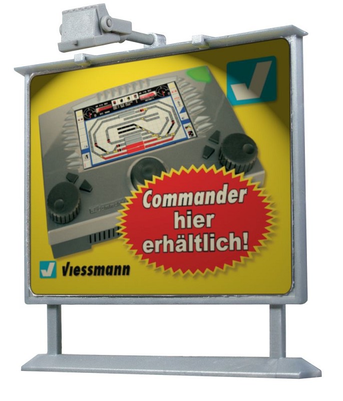 Viessmann 6336 H0 Werbetafel mit LED-Beleuchtung