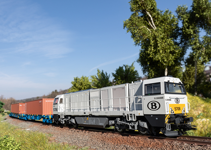 Märklin 37297 Diesellokomotive Vossloh G 2000 BB SNCB 1:87 Spur H0