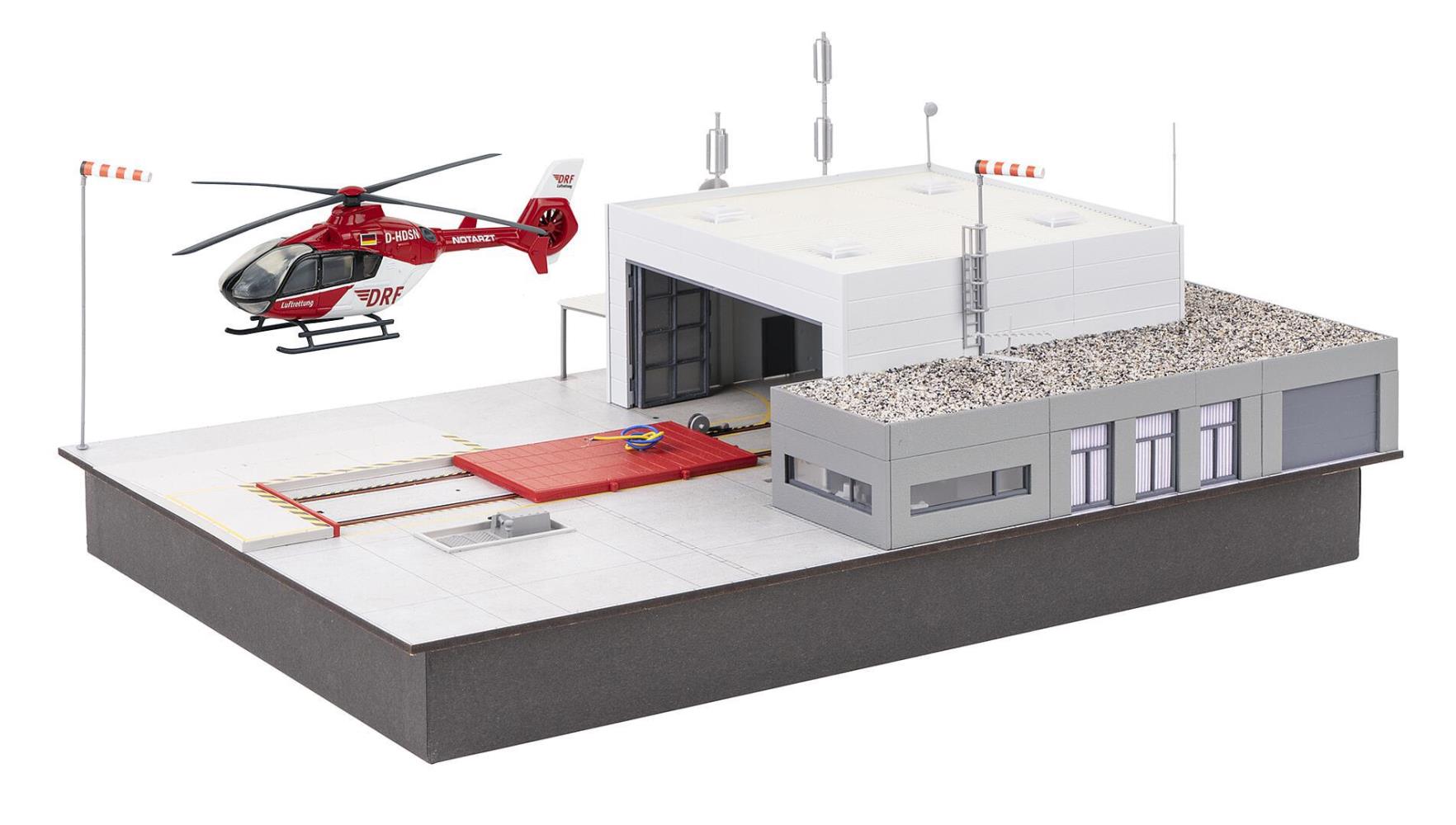 Faller 130158 Luftrettungswache 1:87 Spur H0 Bausatz Neu OVP