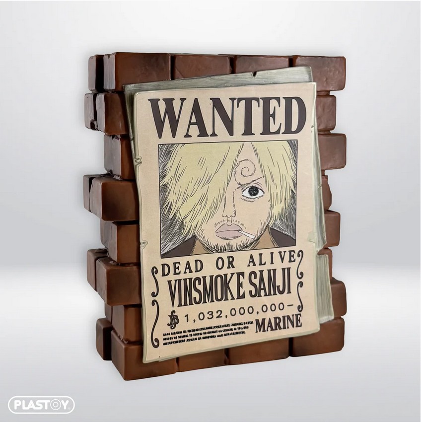 Plastoy 80282 One Piece Wanted Sanji 15 cm NEU OVP Spardose