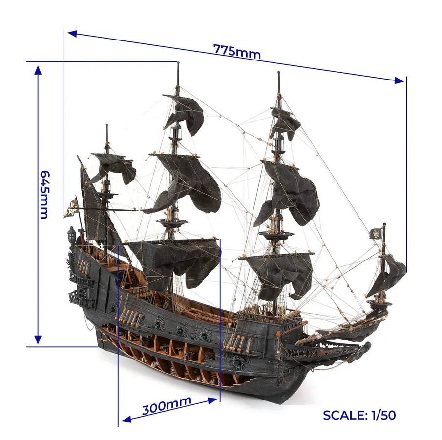 OcCre 14010 Fliegender Holländer Flying Dutchman 1:50 Holzbausatz