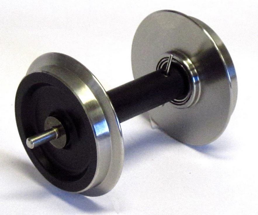 Piko 36168 Metallradsatz für Wagen, 35 mm (2 Stck., kugelgelagert)