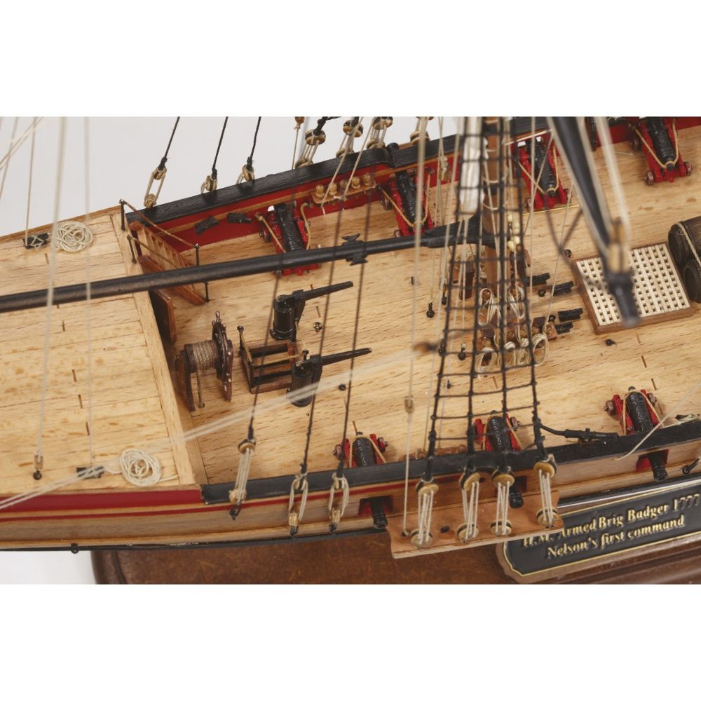 Amati B1300/07 HM BADGER 1777 1:64 Holzmodellbausatz NEU OVP