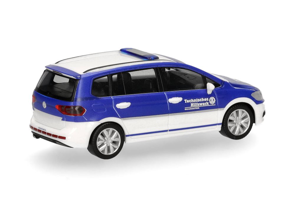 Herpa 098373 Volkswagen (VW) Touran "THW Fürth" 1:87 Spur H0