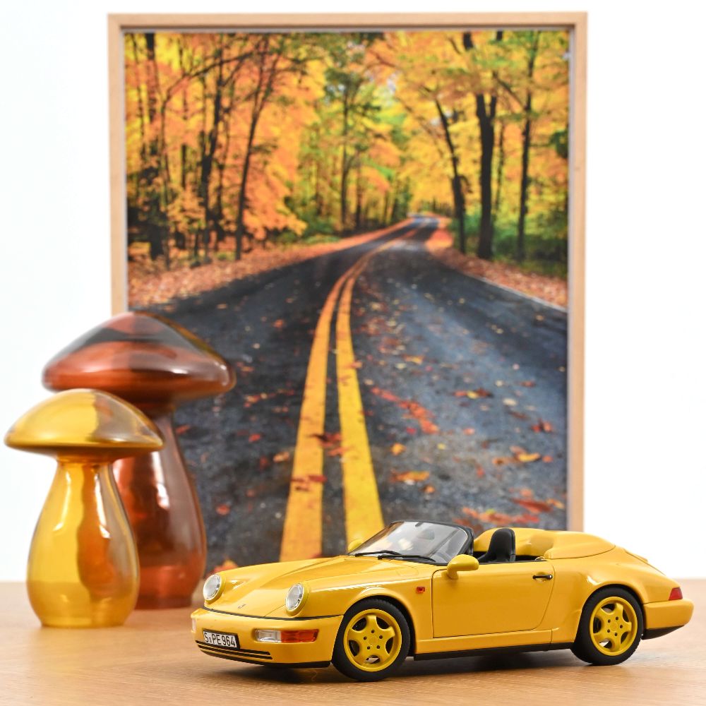 Norev 187130 Porsche 911 Speedster Speedgelb 1993 1:18 NEU OVP