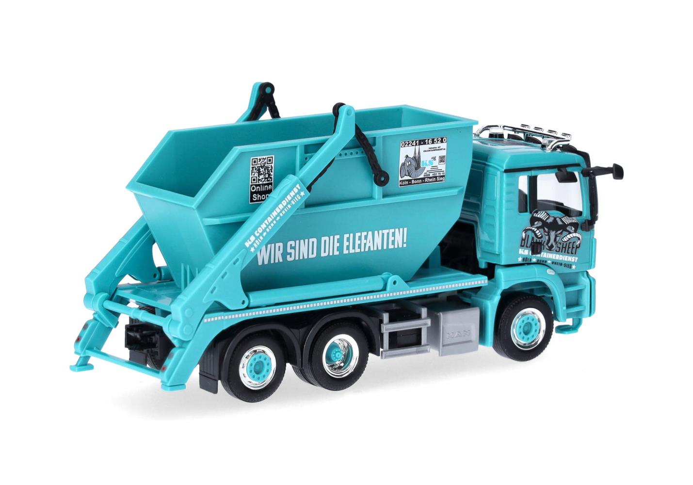 Herpa 317641 MAN TGS M Euro6c Absetzkipper AK 16 1:87 Spur H0