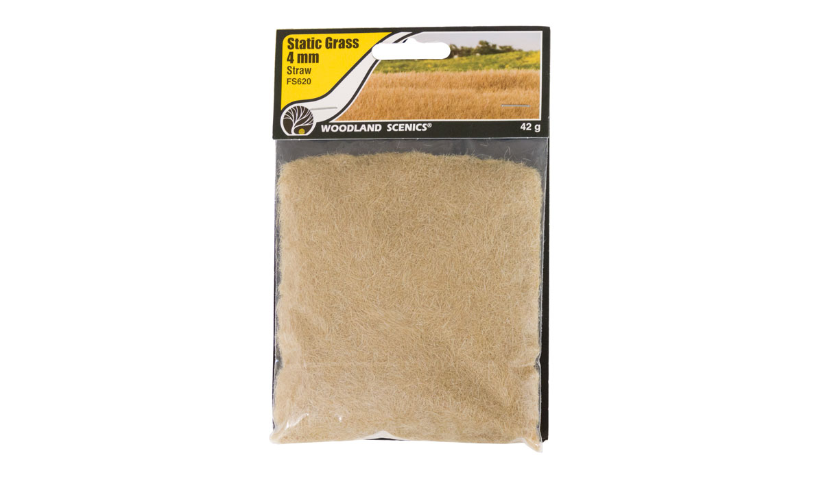 Woodland Scenics FS620 4mm Static Grass Straw Neu OVP