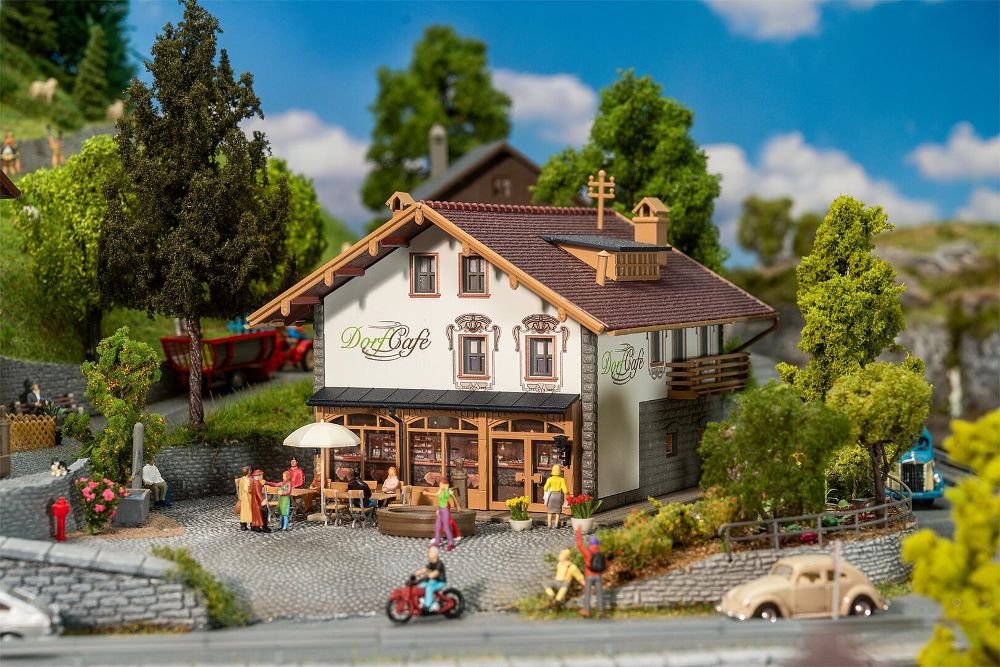 Faller 191836 Alpenhaus mit Café 1:87 Spur H0 Bausatz NEU OVP