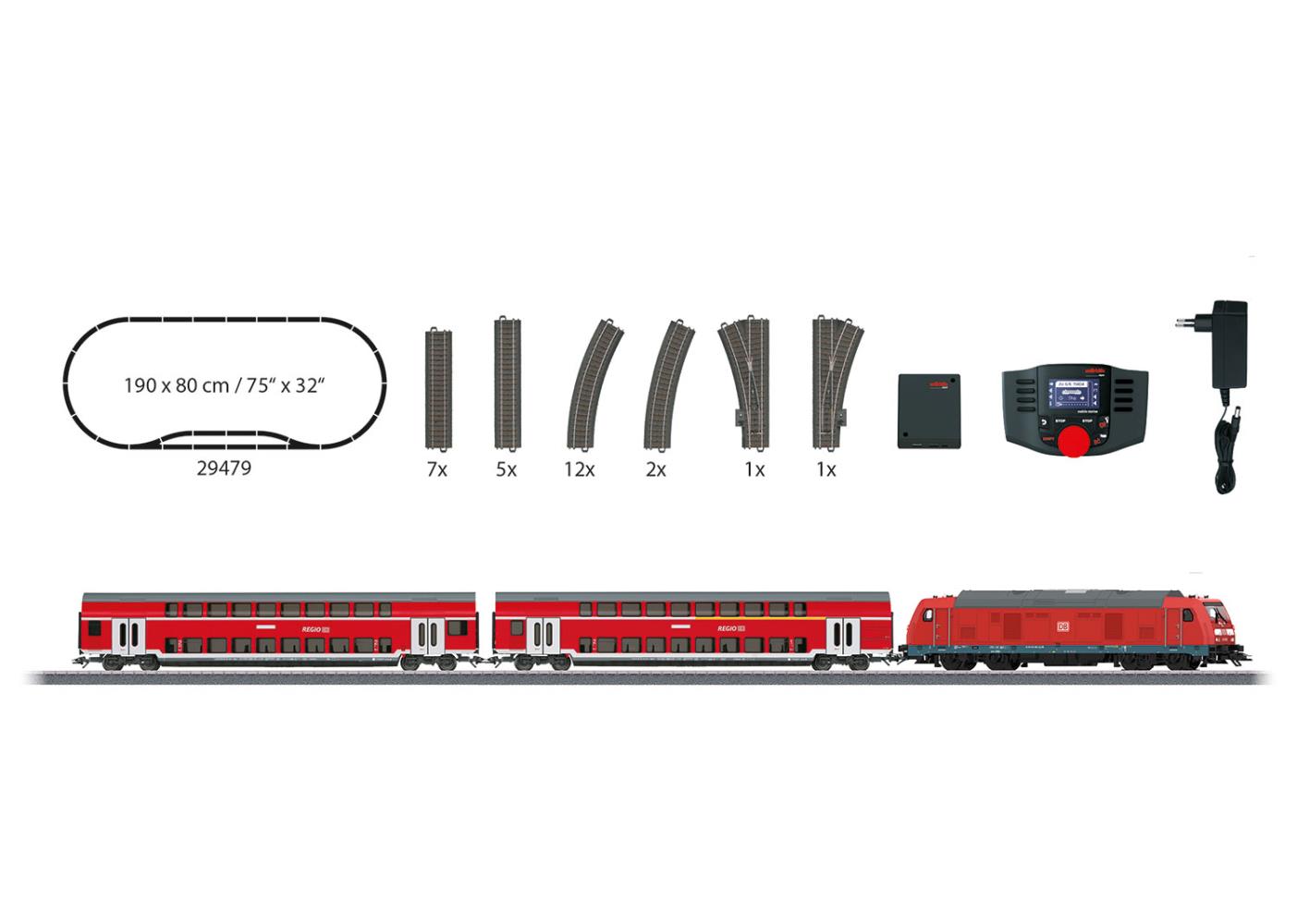Märklin 29479 Digital-Startpackung Regional-Express 1:87 Spur H0