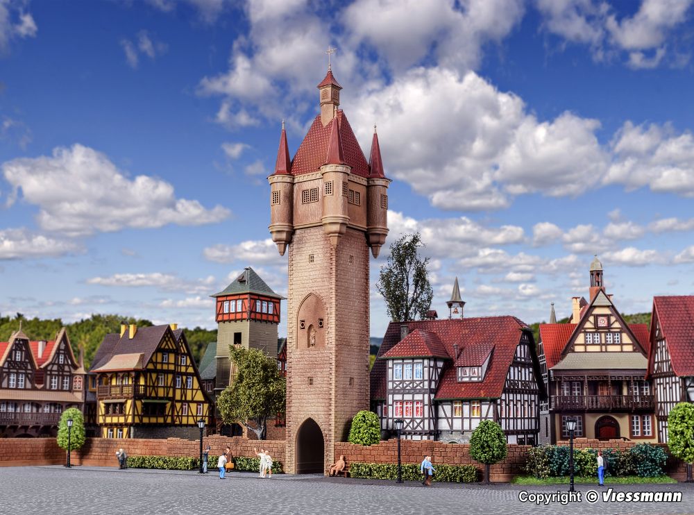 Vollmer 43900 Stadtturm Rothenburg 1:87 Spur H0 Bausatz Neu OVP