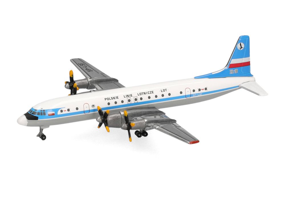 Herpa 538787 LOT Polish Airlines Ilyushin IL-18 (original colors) 1:500