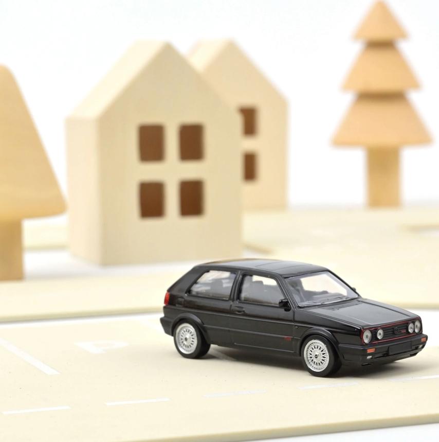 Norev 840063 VW Golf GTI G60 1990 Schwarz Jet-car 1:43 Spur 0