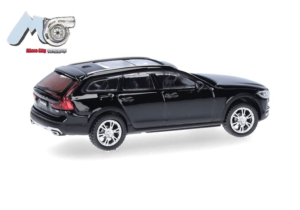 Herpa 87MC000032 MicroCity: Volvo V90 schwarz (ab 2017) 1:87 Spur H0