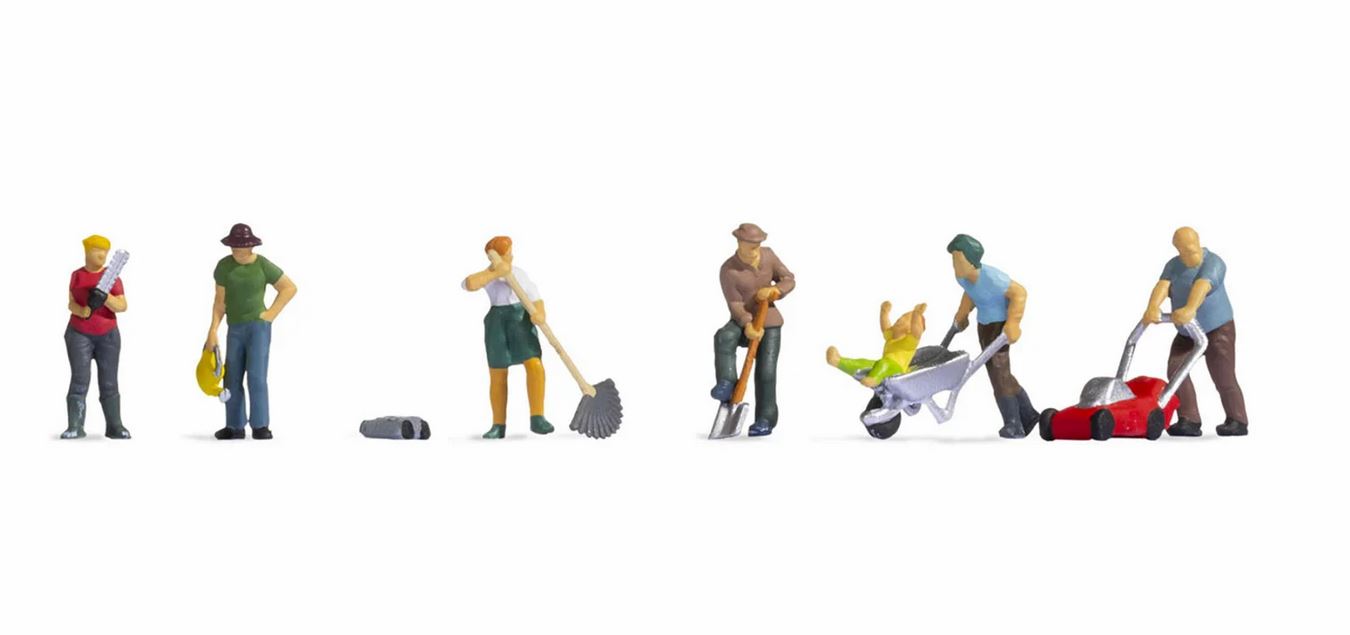 Noch 15598 Gartenarbeit 1:87 Spur H0 Neu OVP Figuren
