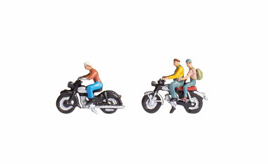 Noch 45904 Motorradfahrer 1:120 Spur TT Neu OVP Figuren