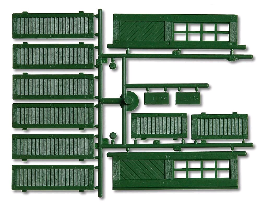 Pola 333112 Fensterläden und Türen grün 1:22,5 Spur G Neu OVP