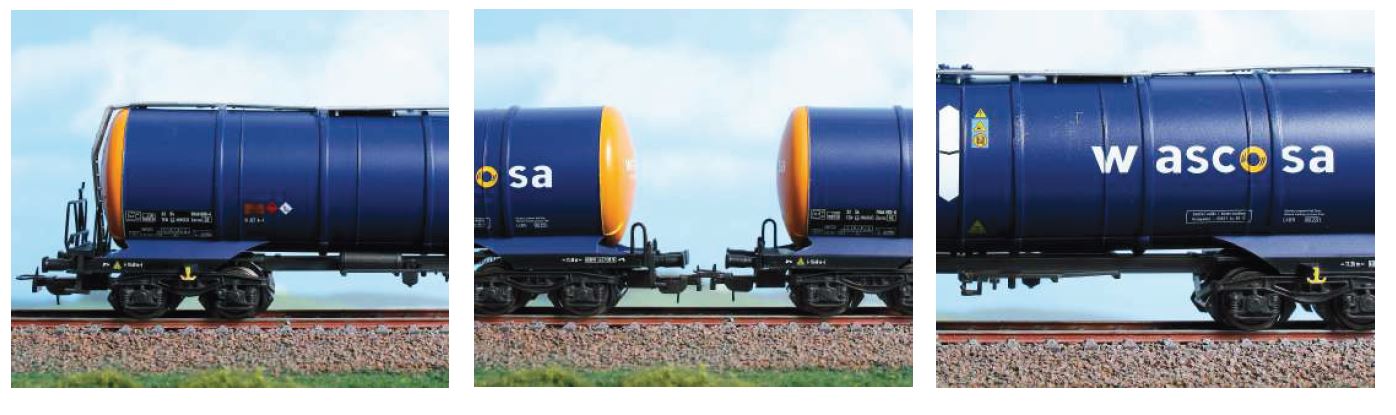 ACME 00102 Blackstar Set 2-tlg Cisternenwagen Wascosa CZ 1:87 Spur H0