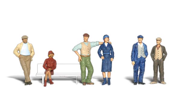 Woodland Scenics A2732 Schaulustige 1:45 Spur 0 Neu OVP Figuren