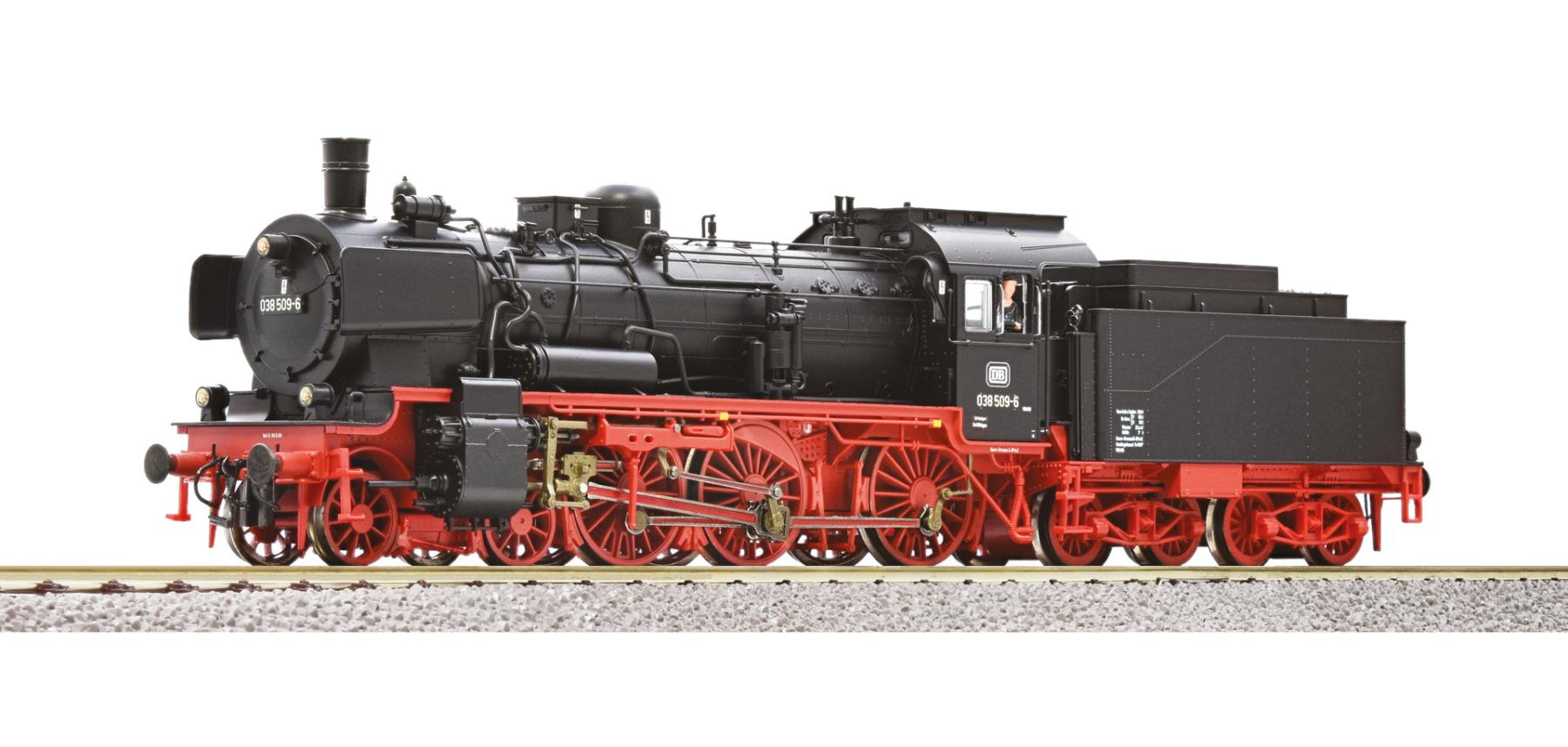 Roco 79380 Dampflokomotive 038 509-6 DB 1:87 Spur H0 AC Snd