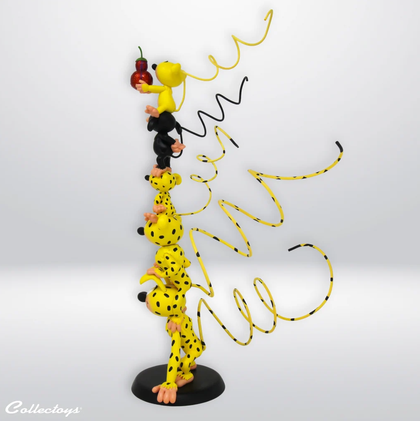 Plastoy 000396 Marsupilami Säule Familie 35 cm NEU OVP Figuren