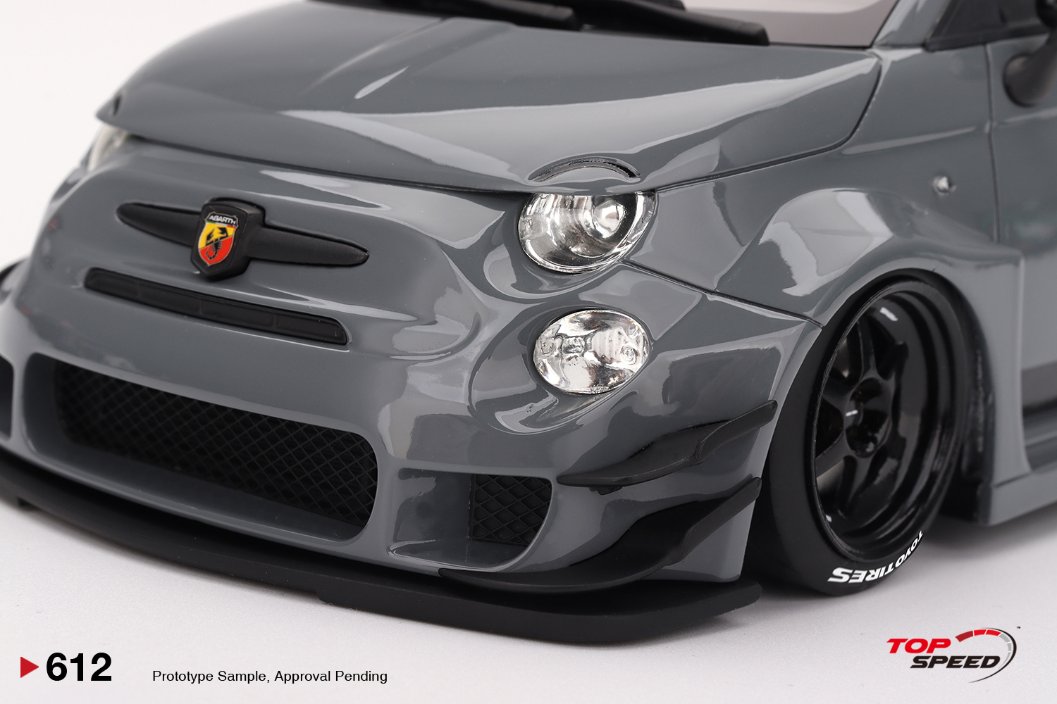 Top Speed TS0612 1:18 FIAT 595 ABARTH X ABAS GREY