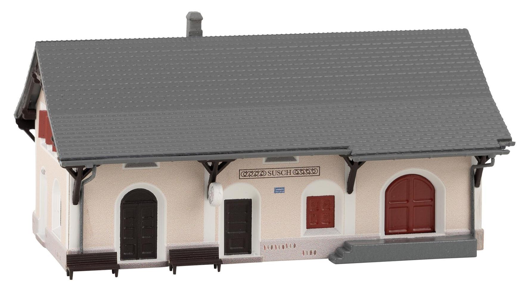 Faller 212125 Bahnhof Susch 1:160 Spur N Bausatz Neu OVP