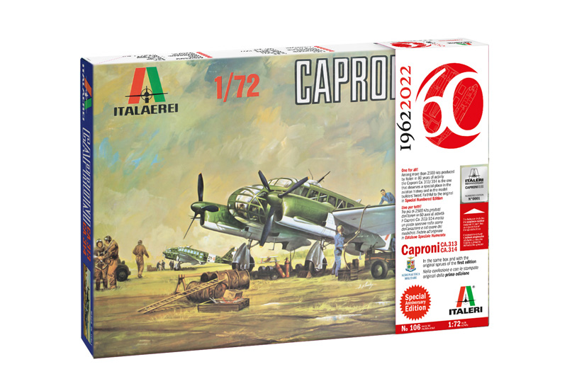 Italeri 106 Caproni Ca 313/314 Vintage Special Anniversary Edi. 1:72