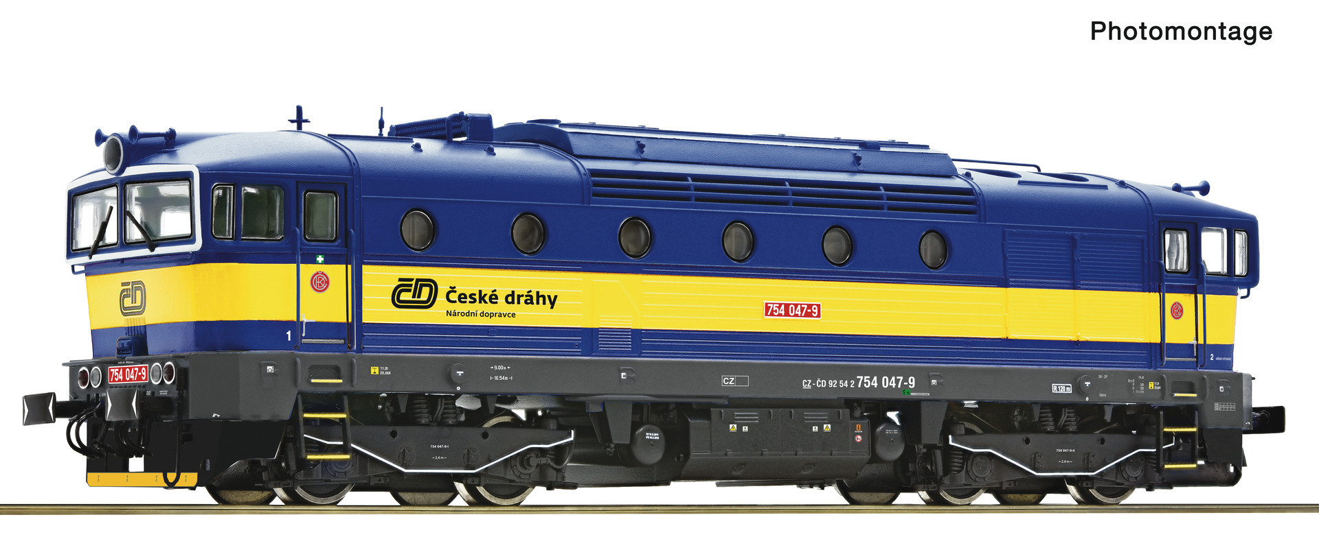 Roco 7300089 Diesellokomotive 754 047-9