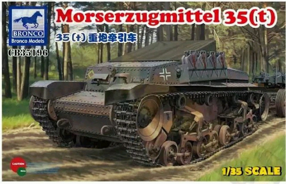 Bronco Models CB35196 Morserzugmittel 35(t) 1:35 Bausatz Neu OVP