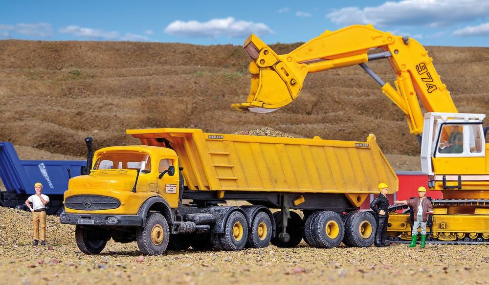 Kibri 14025 H0 MB Rundhauber mit MEILLER Sattelkipper