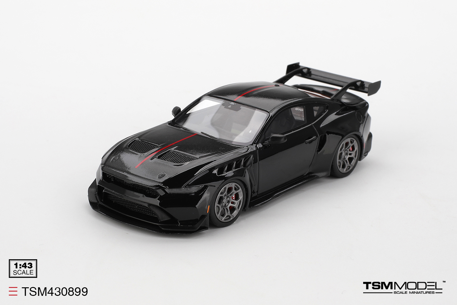 TSM TSM430899 1:43 FORD MUSTANG GTD SHADOW BLACK 2025
