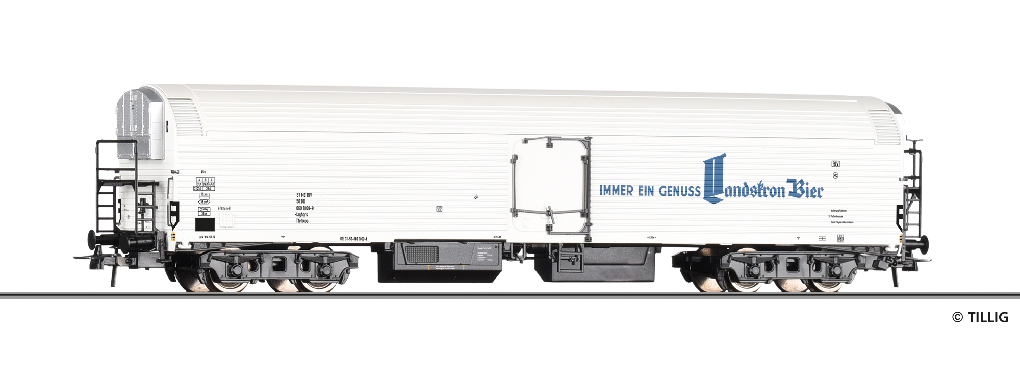 Tillig 77083 Maschinenkühlwagen Iaghqrs „Landskron Brau-Manufaktur Görlit