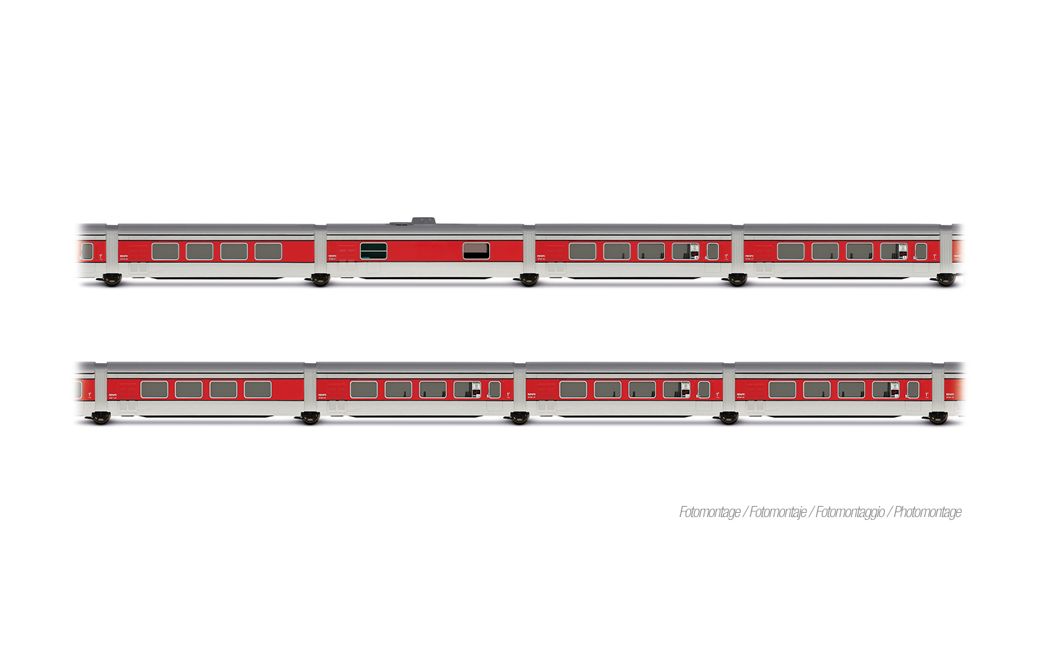 Arnold HN4511 RENFE, 8-tlg. Komplettset Talgo III RD TEE „Catalan Talgo“,