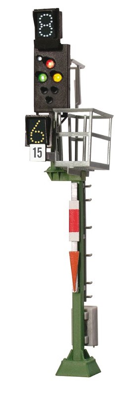 Viessmann 4045 H0 Ks-Mehrabschnittssignal als Einfahrsignal mitMultiplex-Te