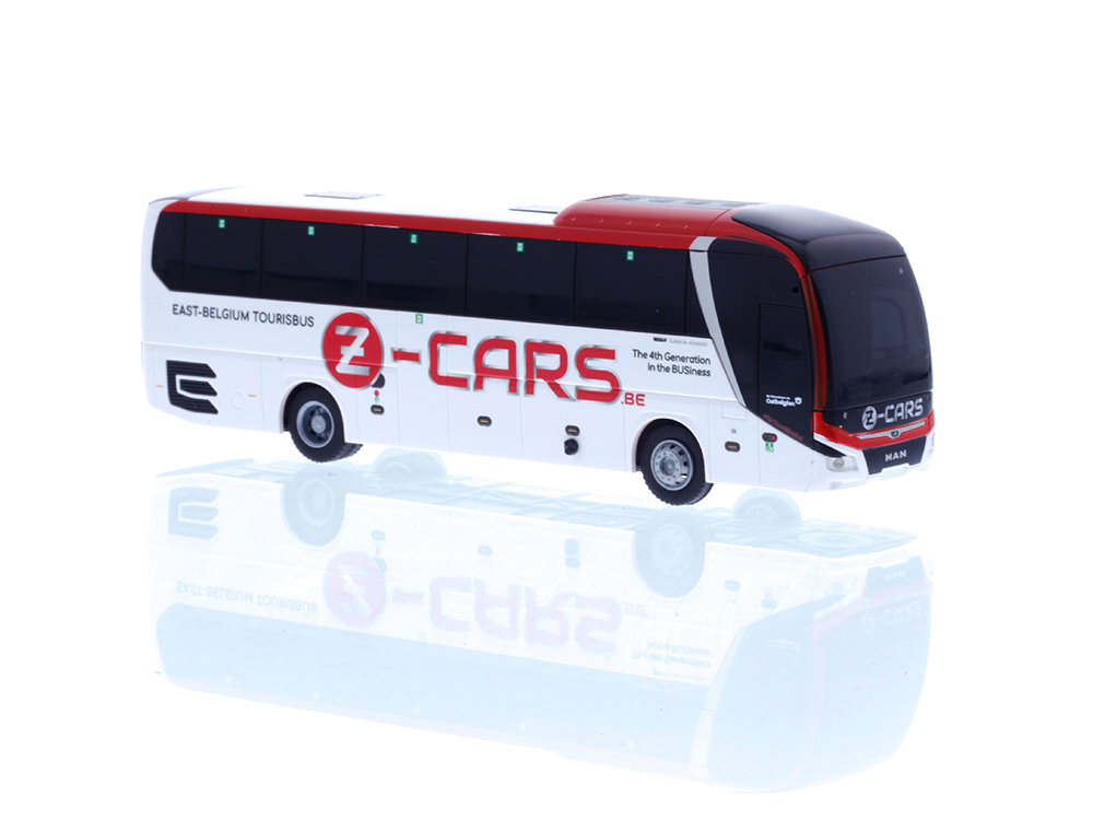 Rietze 74865 MAN Lion´s Coach´17 Z-Cars (BE) 1:87 Spur H0 Neu