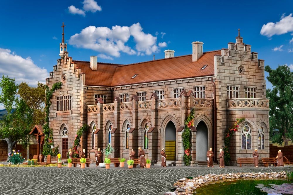 Vollmer 43860 H0 Klosteranlage mit Friedhof und Zubehör