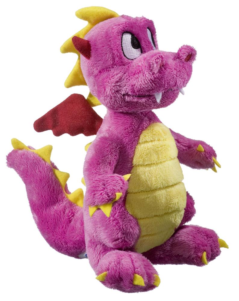 Heunec 378056 Drache stehend pink 20 cm Plüsch/Stoff/Kuscheltier NEU