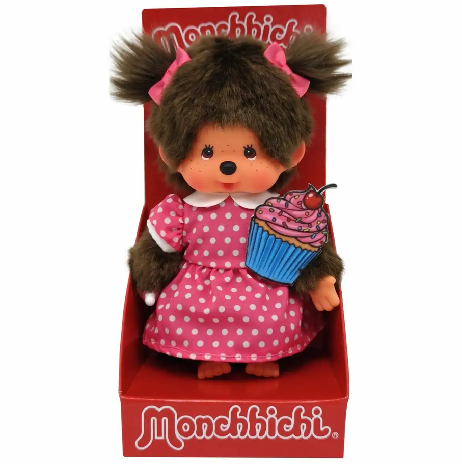 Monchhichi 229437 Plüschfigur Cup Cake Girl 20 cm Stoff NEU