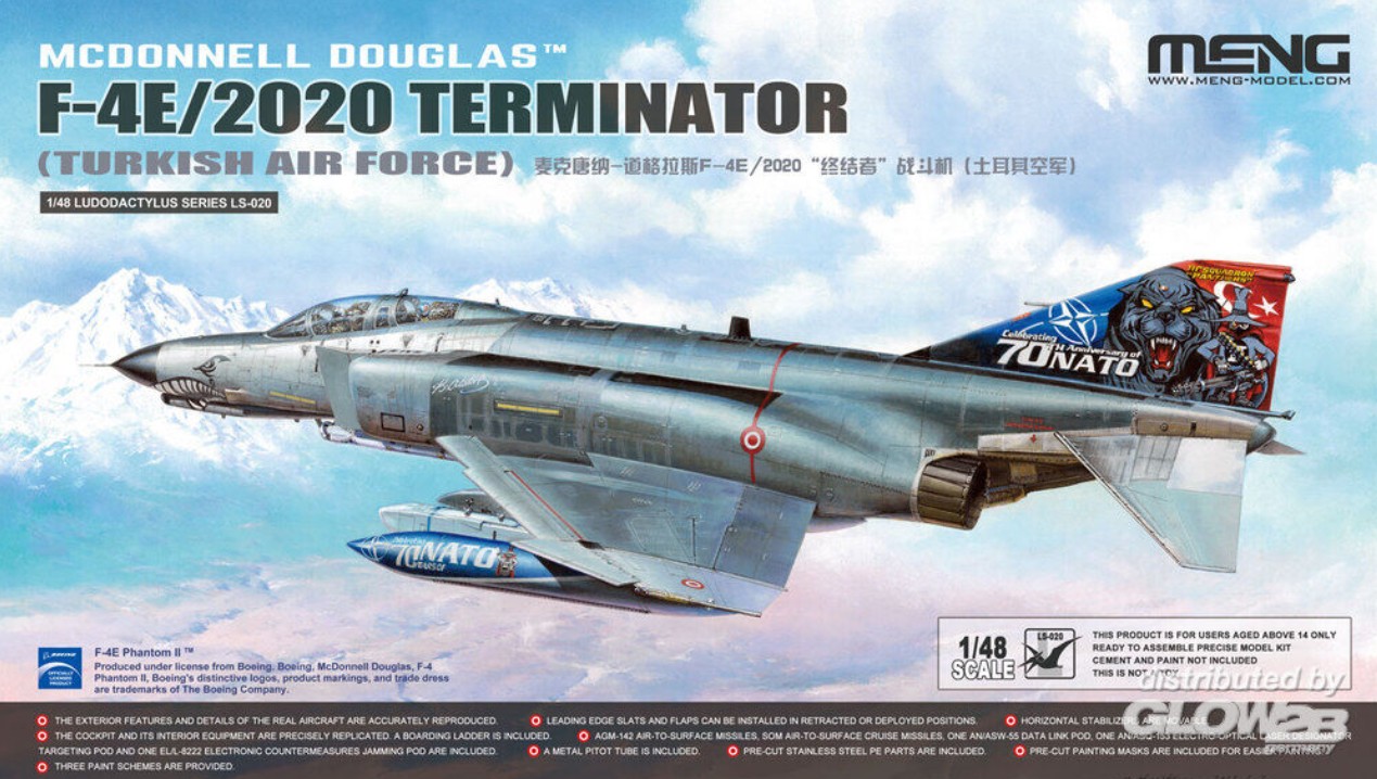 Meng Model LS-020 McDonnell Douglas F-4E/2020 Terminator 1:48 Bausatz