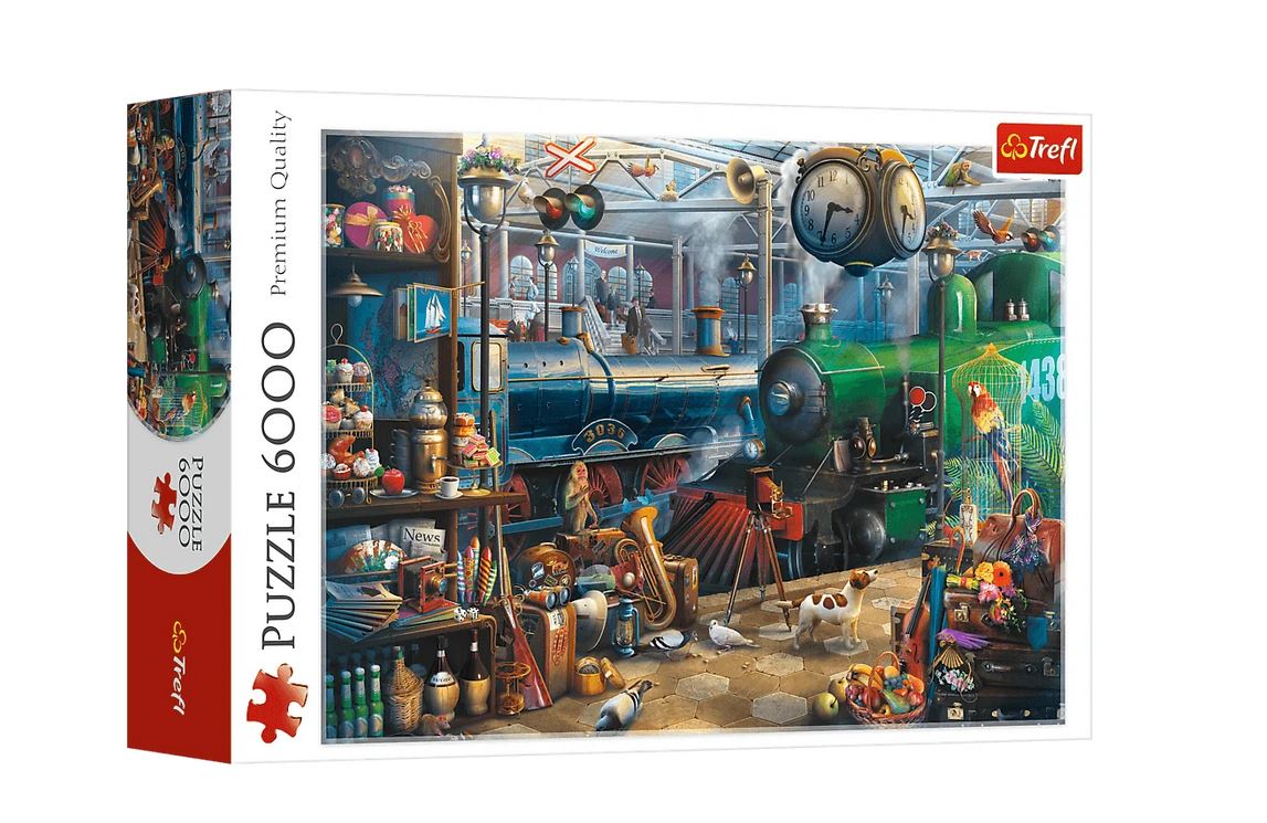 Trefl 65004 Bahnhof 6000 Teile Puzzle Neu OVP
