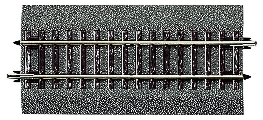 Roco 42512 Gerades Gleis G½ 115 mm mit Bettung 1:87 Spur H0