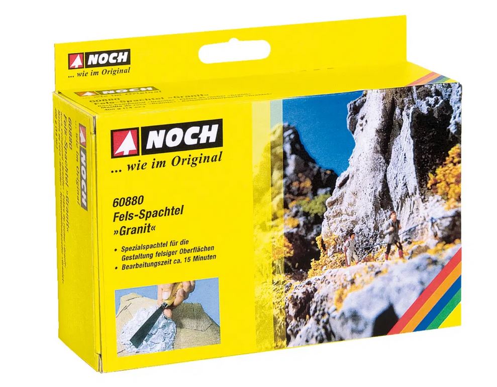 Noch 60880 Fels-Spachtel “Granit” grau 400 g NEU OVP