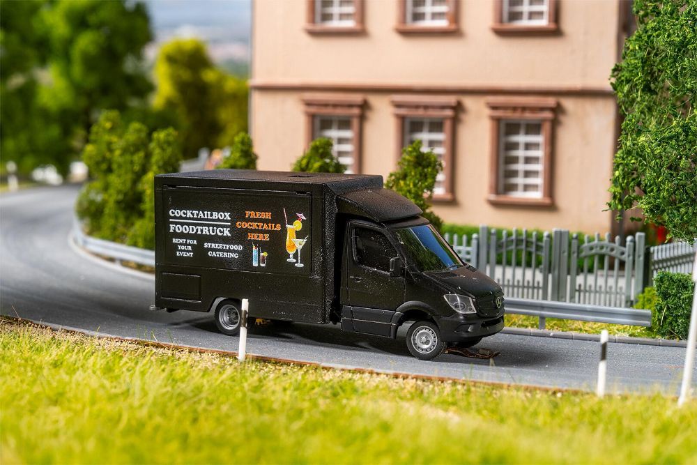 Faller 161446 MB Sprinter Foodtruck (HERPA) 1:87 Spur H0 NEU OVP