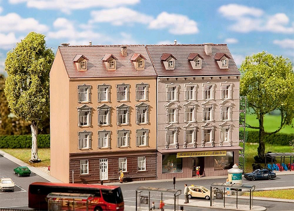 Faller 232311 2 Stadthäuser 1:160 Spur N Neu OVP