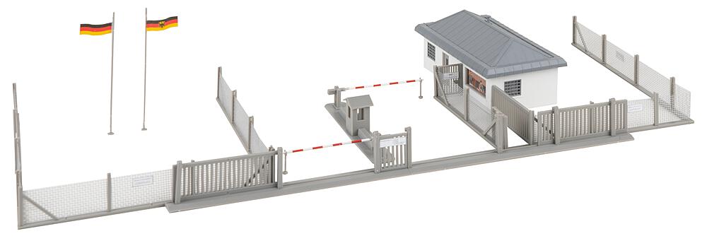 Faller 144102 Wachgebäude mit Schlagbaum 1:87 Spur H0 Bausatz
