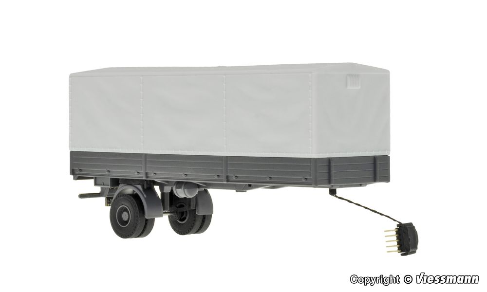 Viessmann 8228 1-achs Planensattelauflieger Funktionsmodell Spur H0